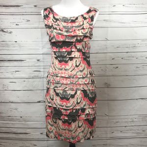 Layer Tiered Dress Sheath Size S EUC